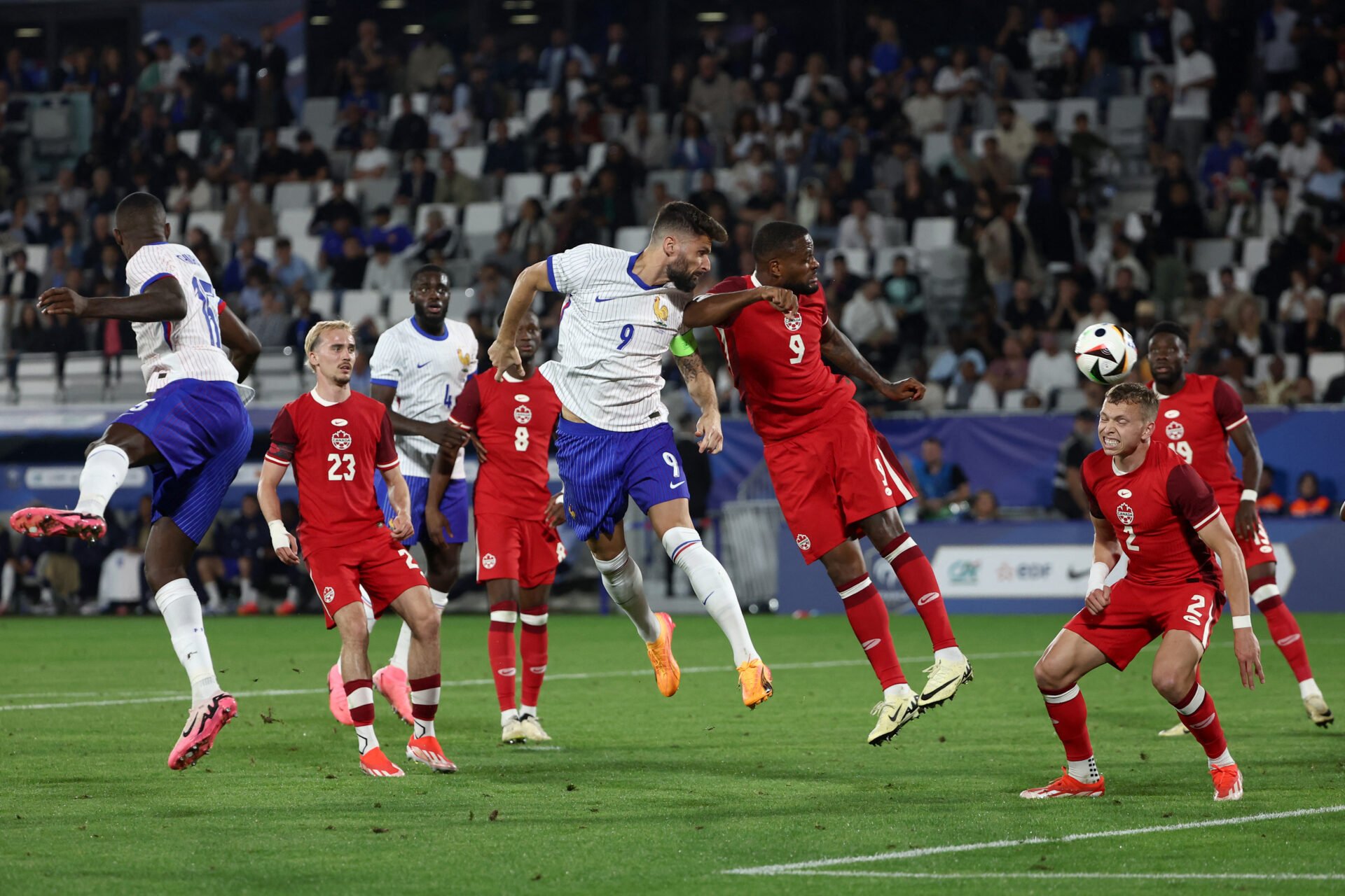Mbappé entra no final e França empata com Canadá no último amistoso pré-Euro