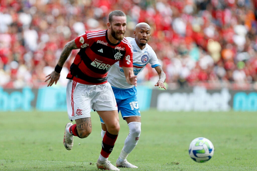 Flamengo e Bahia no Brasileirão 2023 - Felipe Oliveira/EC Bahia