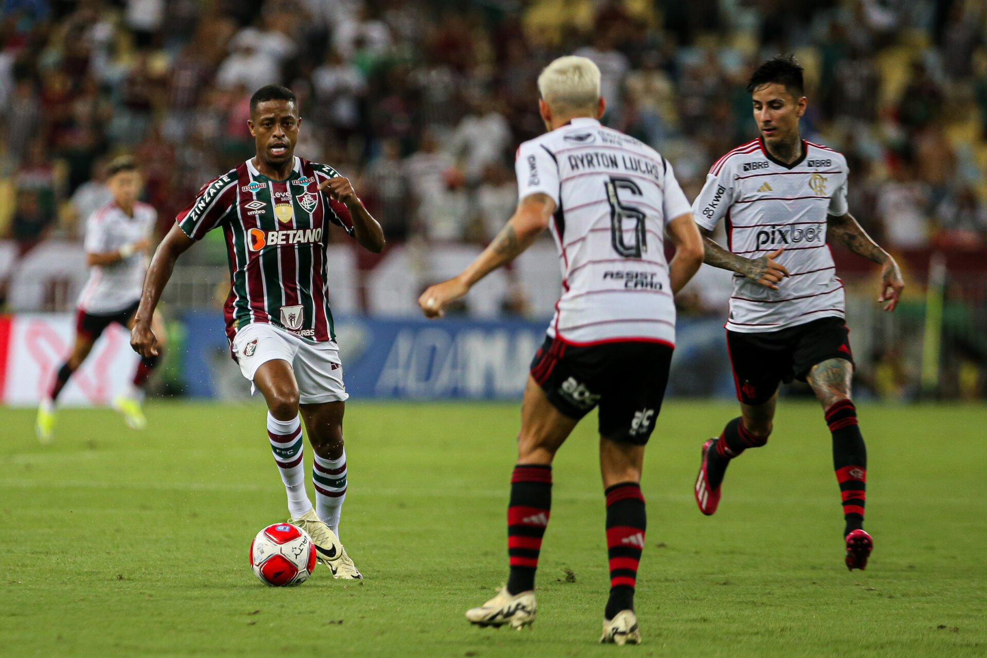 Fluminense e Flamengo se enfrentaram pelo Campeonato Carioca MARCELO GONÇALVES/FLUMINENSE FC
