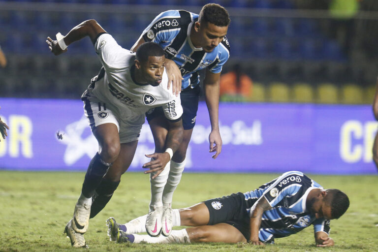 Botafogo bate Grêmio no ES e assume a liderança