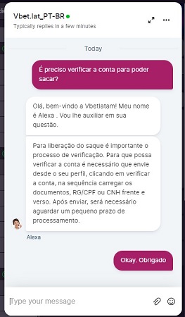 vbet atendimento ao cliente