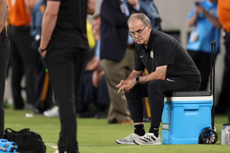 Marcelo Bielsa, técnico Uruguai, Copa América 2024 - JUSTIN LANE/EFE