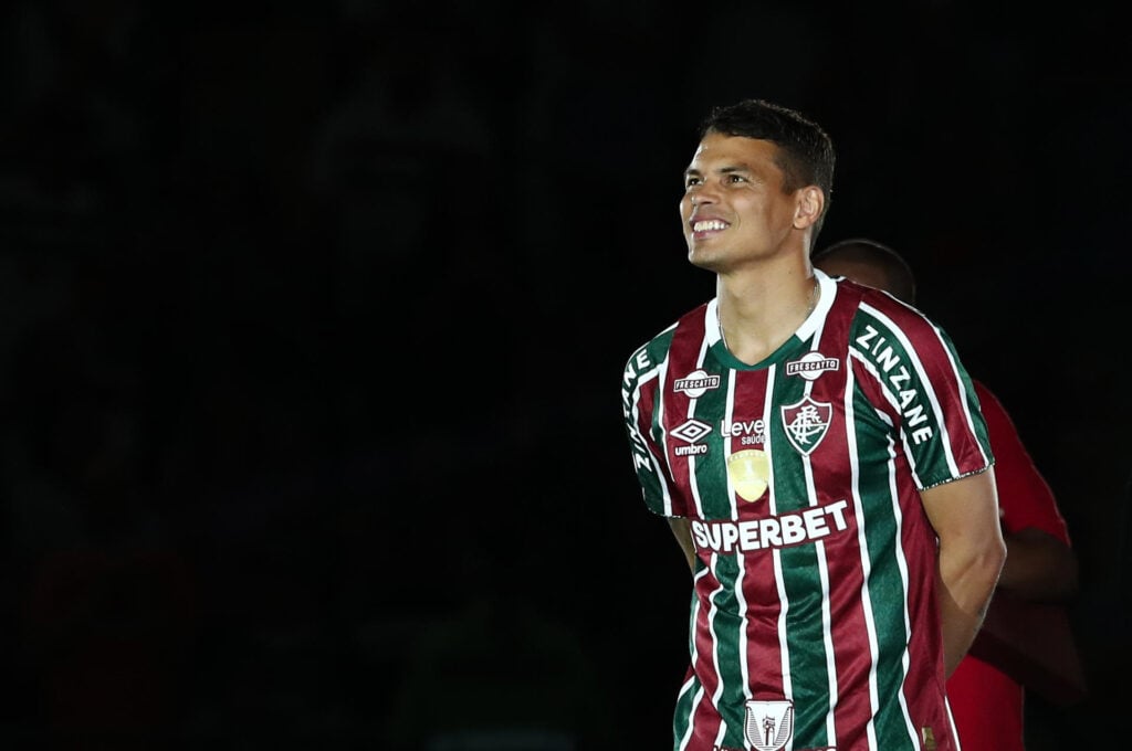 Thiago Silva em reapresentação no Fluminense - EFE/ Andre Coelho