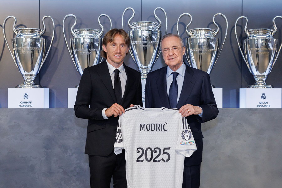 Luka Modric renova com o Real Madrid até os 39 anos