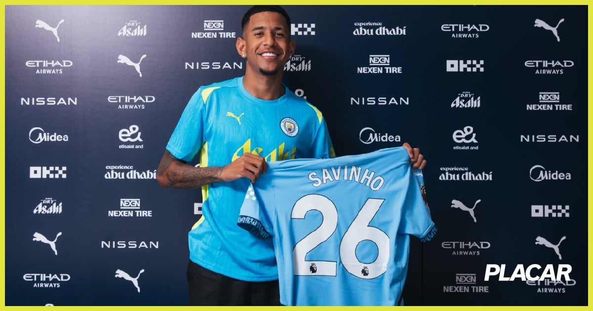 Savinho, Manchester City, Divulgação/Manchester City