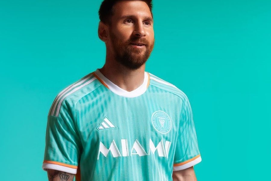 Com Messi campeão, Inter Miami lança nova camisa na MLS