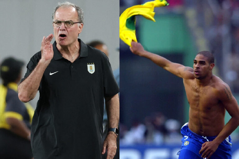 Aclamado, Bielsa é freguês do Brasil em duelos eliminatórios