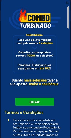 galera bet combo turbinado
