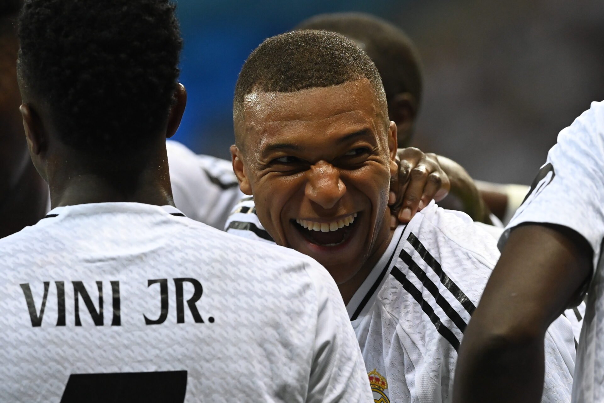 Vinicius Jr. e Kylian Mbappé, a nova dupla de ataque do Real Madrid - EFE/EPA/Piotr Nowak