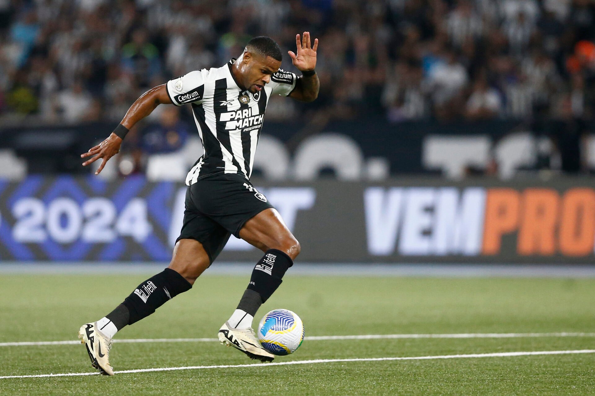 Júnior Santos, do Botafogo - Vítor Silva/Botafogo