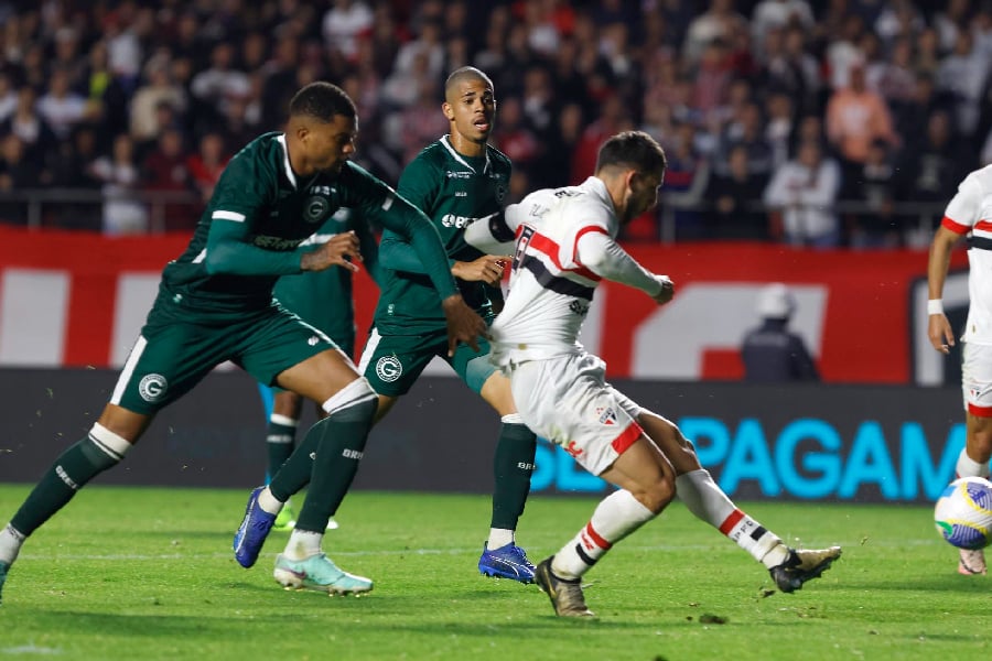 São Paulo venceu na primeira partida com gols de Luciano e Calleri - Rubens Chiri/São Paulo FC