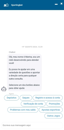 Sportingbet chat ao vivo