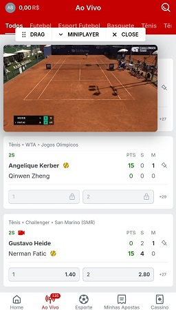 lives streaming na superbet