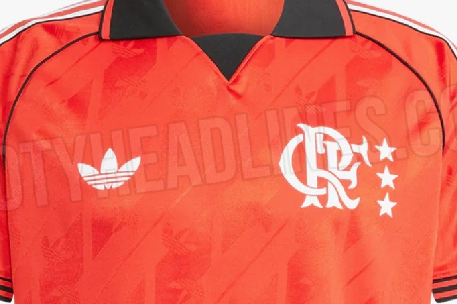 Flamengo deve ter camisa retrô com logo antigo da Adidas