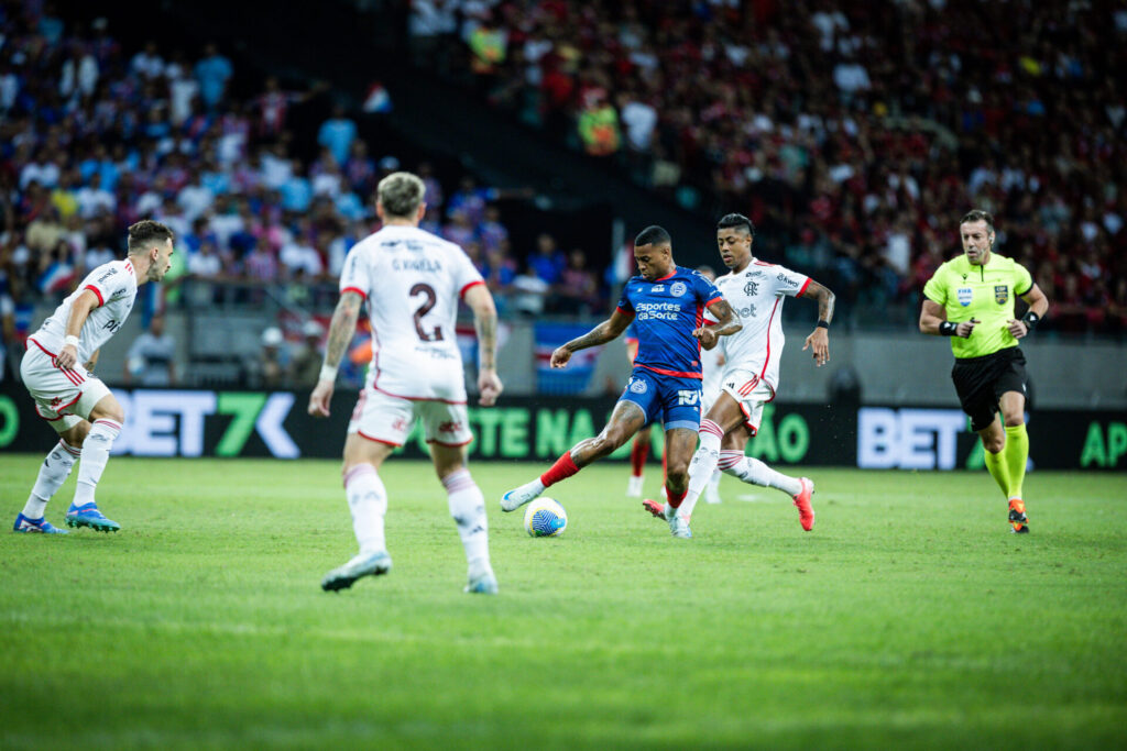 Em Salvador, clube carioca venceu o tricolor baiano por 1 a 0 - Rafael Rodrigues/EC Bahia