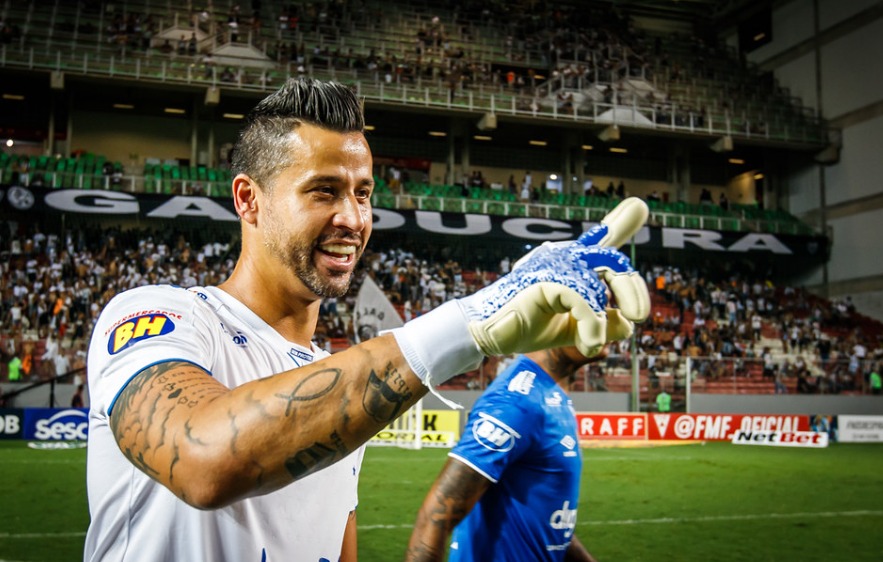 Fábio, no Cruzeiro, contra o Atlético na final do Mineiro de 2019 - Vinnicius Silva / Cruzeiro