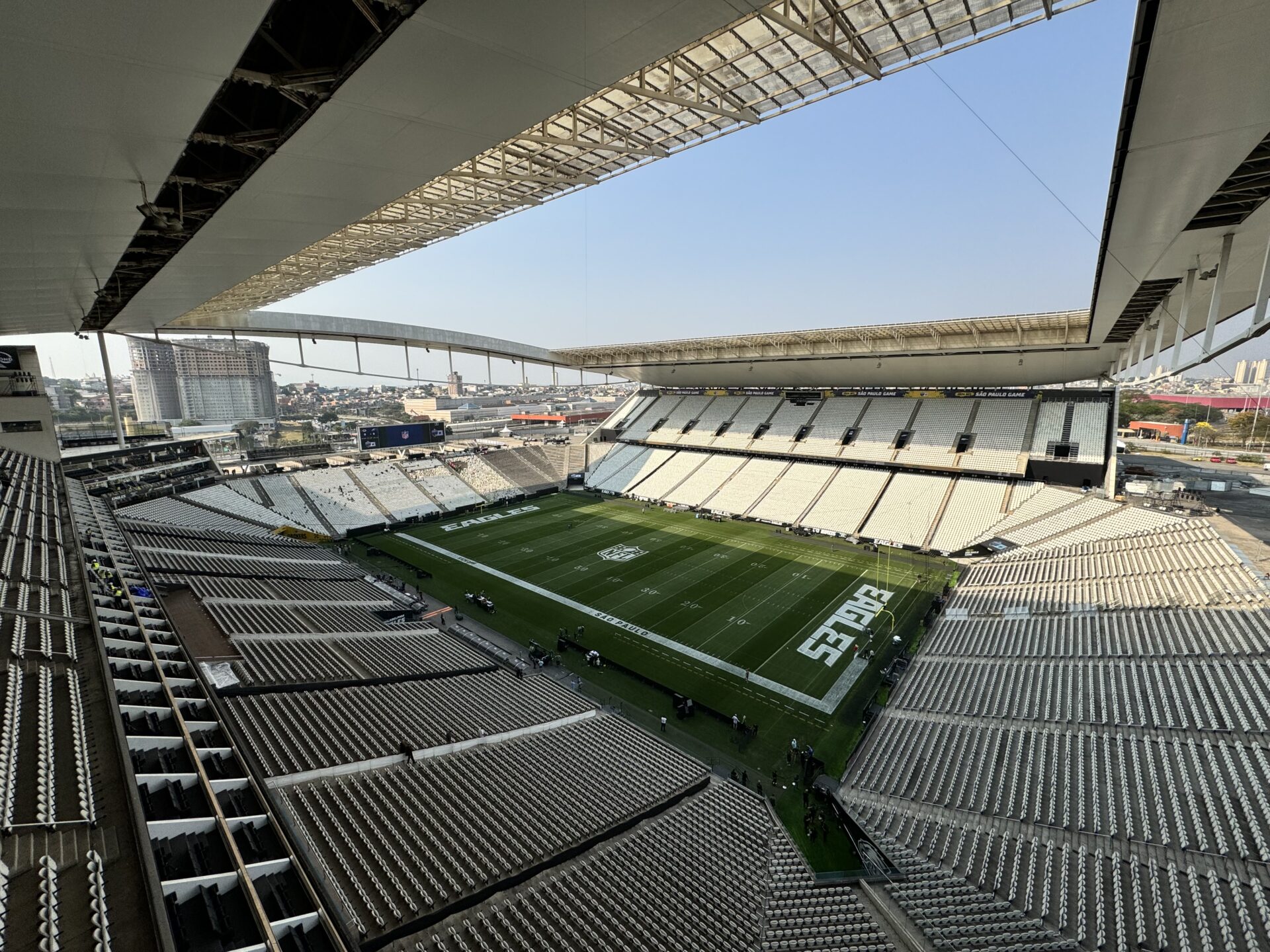 Por que arena do Corinthians foi escolhida para NFL