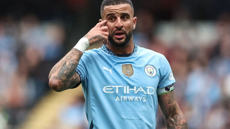 Kyle Walker foi intimado em R$ 109 milhões pela própria esposa