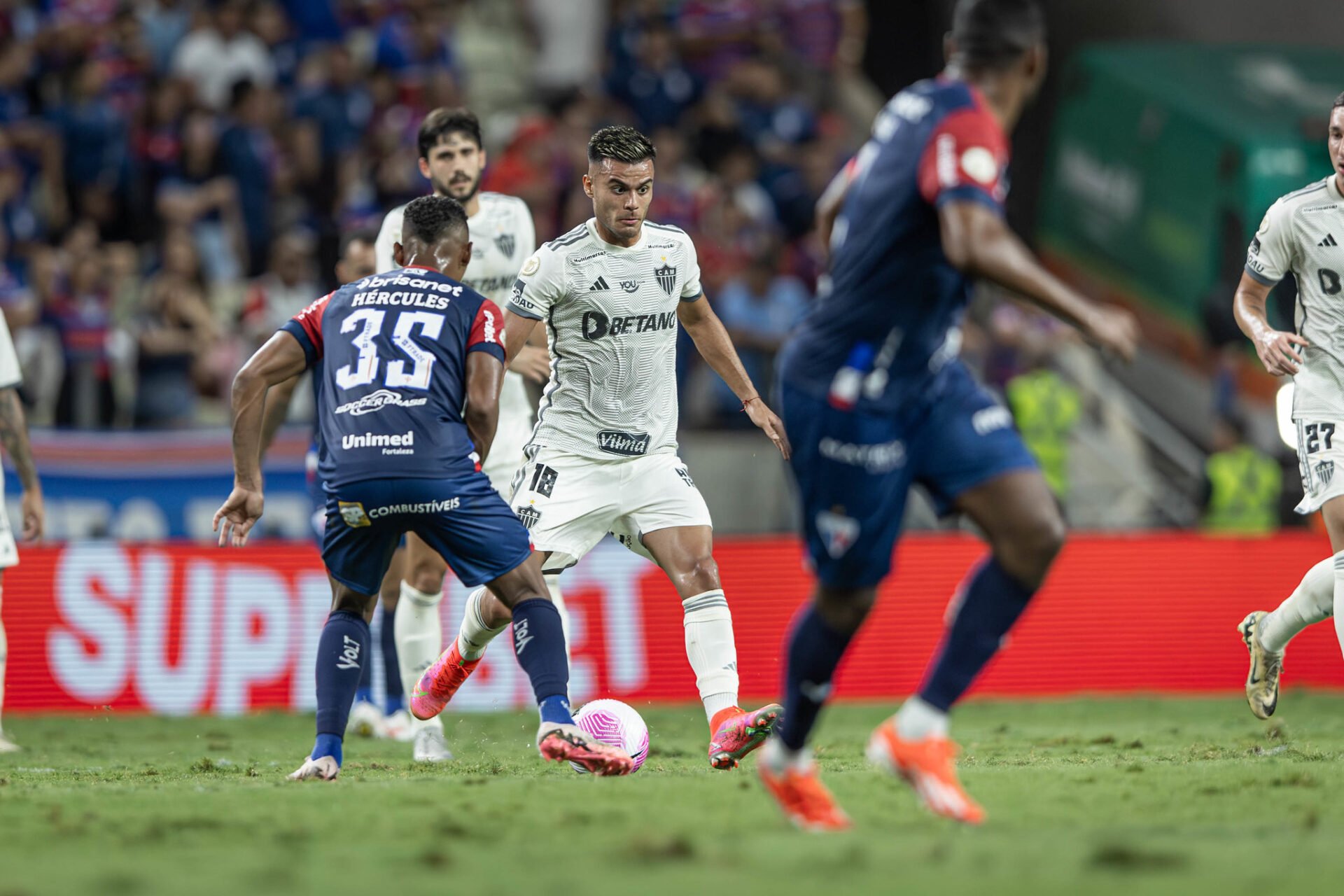 Fausto Vera marcou o gol do Galo contra o Fortaleza - Pedro Souza / Atlético