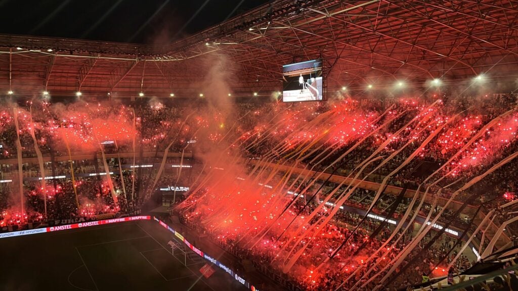 Festa da torcida do Atlético Mineiro contra o Fluminense, pela Libertadores - Guilherme Azevedo / PLACAR