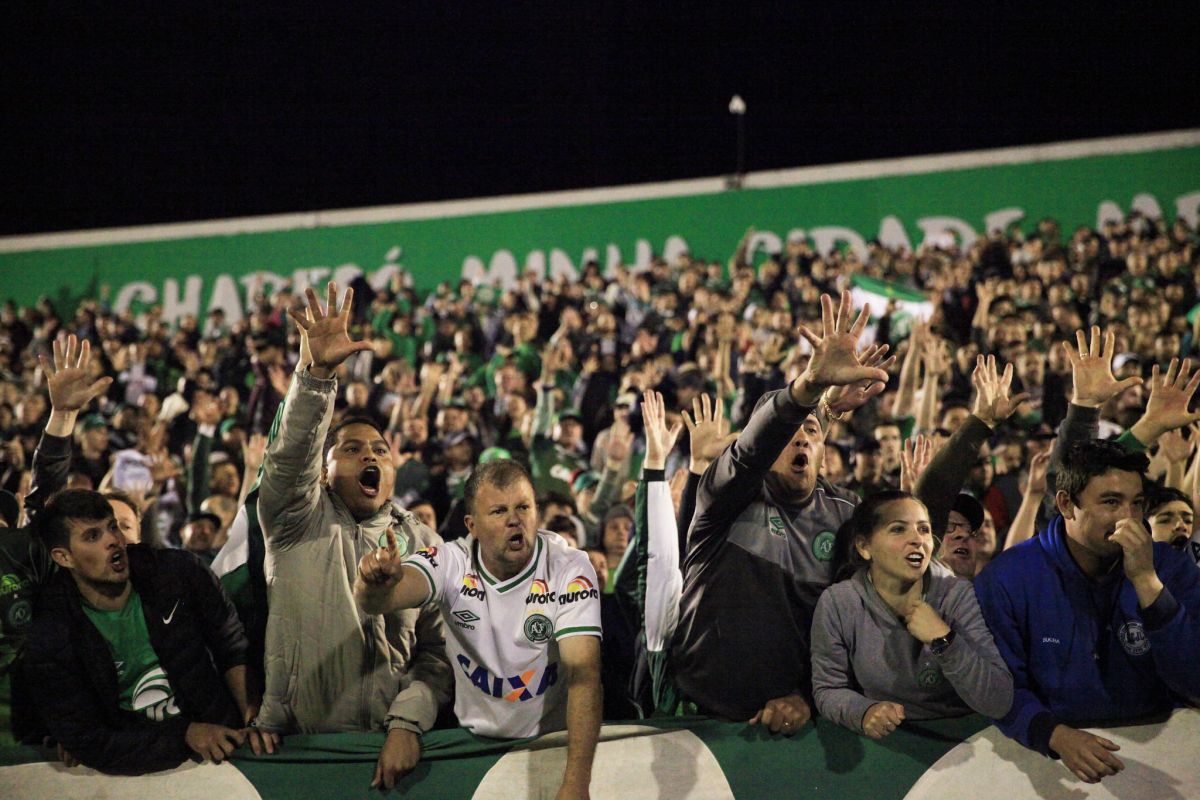 Torcida da Chapecoense na Arena Condá - Divulgação