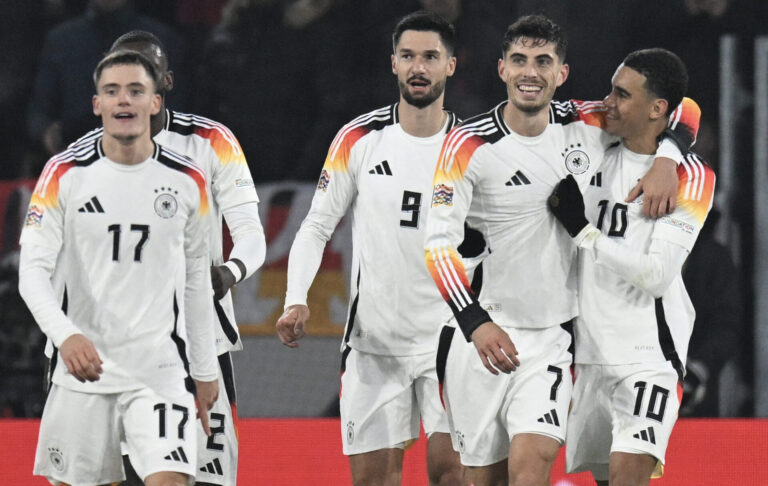 Alemanha aplica a maior goleada da Nations, com 7 gols na Bósnia