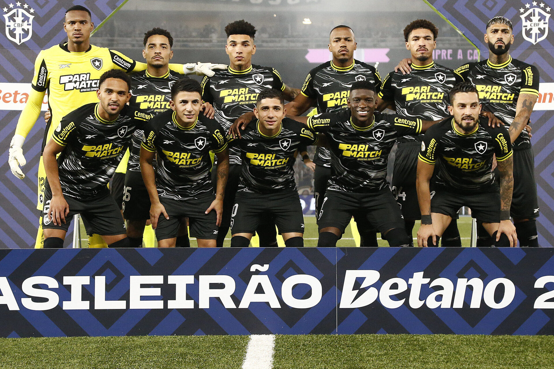 Time posado do Botafogo que venceu o Vasco pelo Brasileirão - Vítor Silva/Botafogo