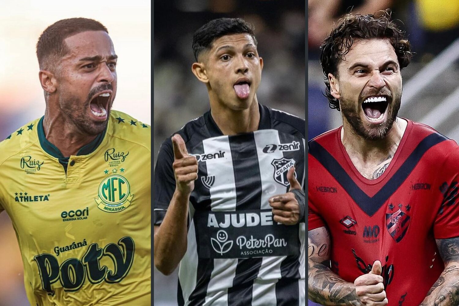 Mirassol Ceará Sport - Montagem sobre divulgação