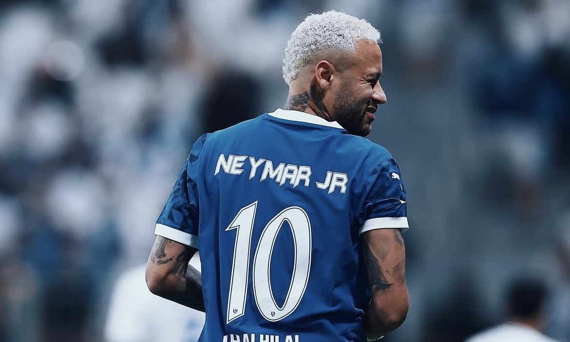 Neymar se lesionou pelo Al-Hilal - Divulgação / Al-Hilal