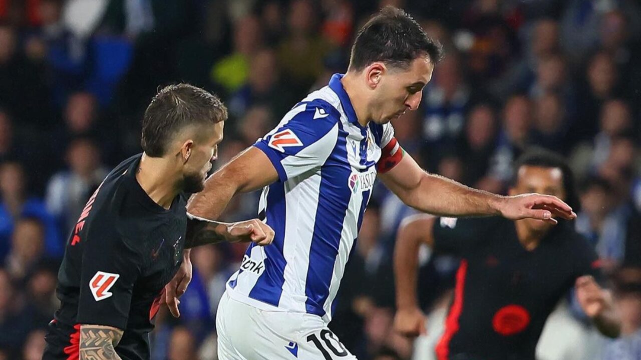 Real Sociedad vence e interrompe sequência do Barcelona