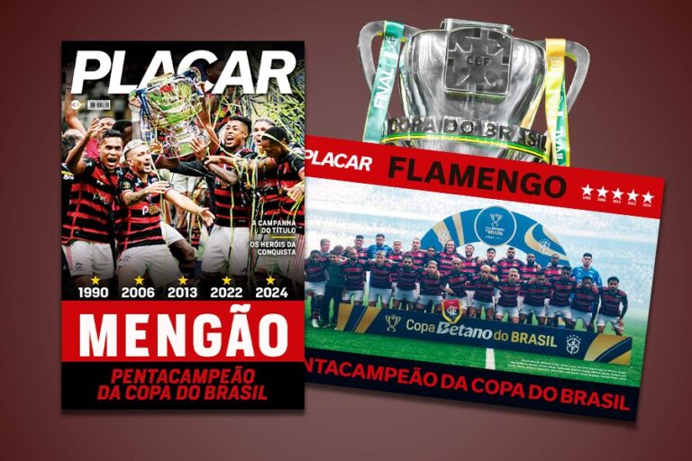 PLACAR lança revista-pôster do Flamengo, campeão da Copa do Brasil 2024