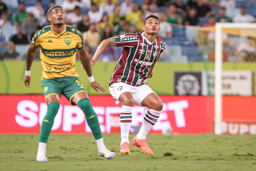 Thiago Silva em ação pelo Fluminense contra o Cuiabá =- MARCELO GONÇALVES / FLUMINENSE FC