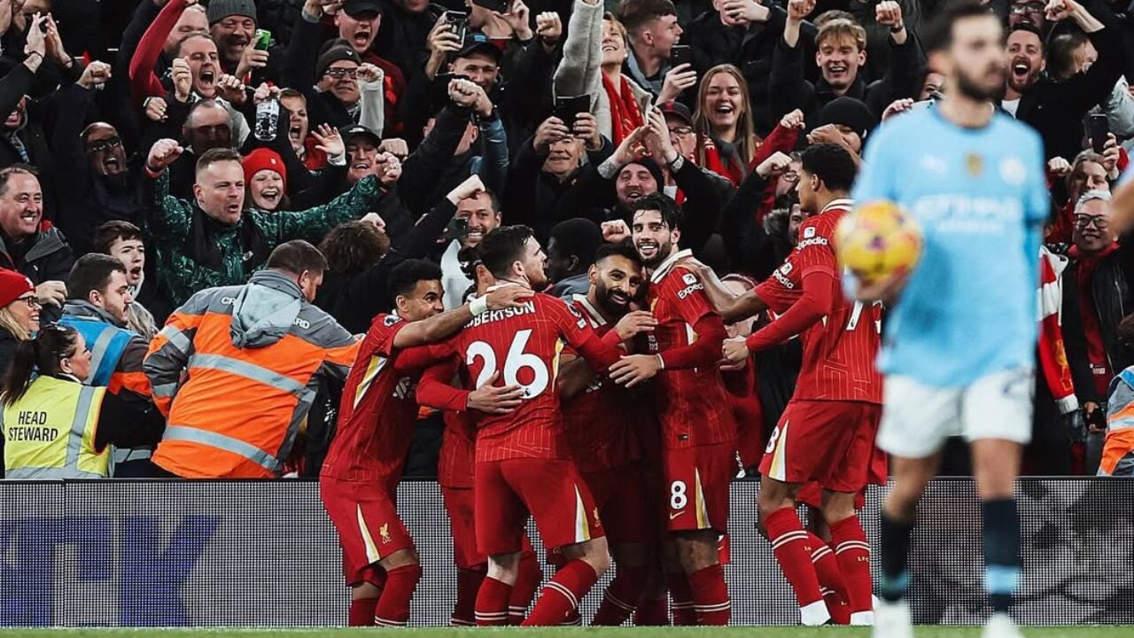 Liverpool vence o City e abre 9 pontos de vantagem na Premier League