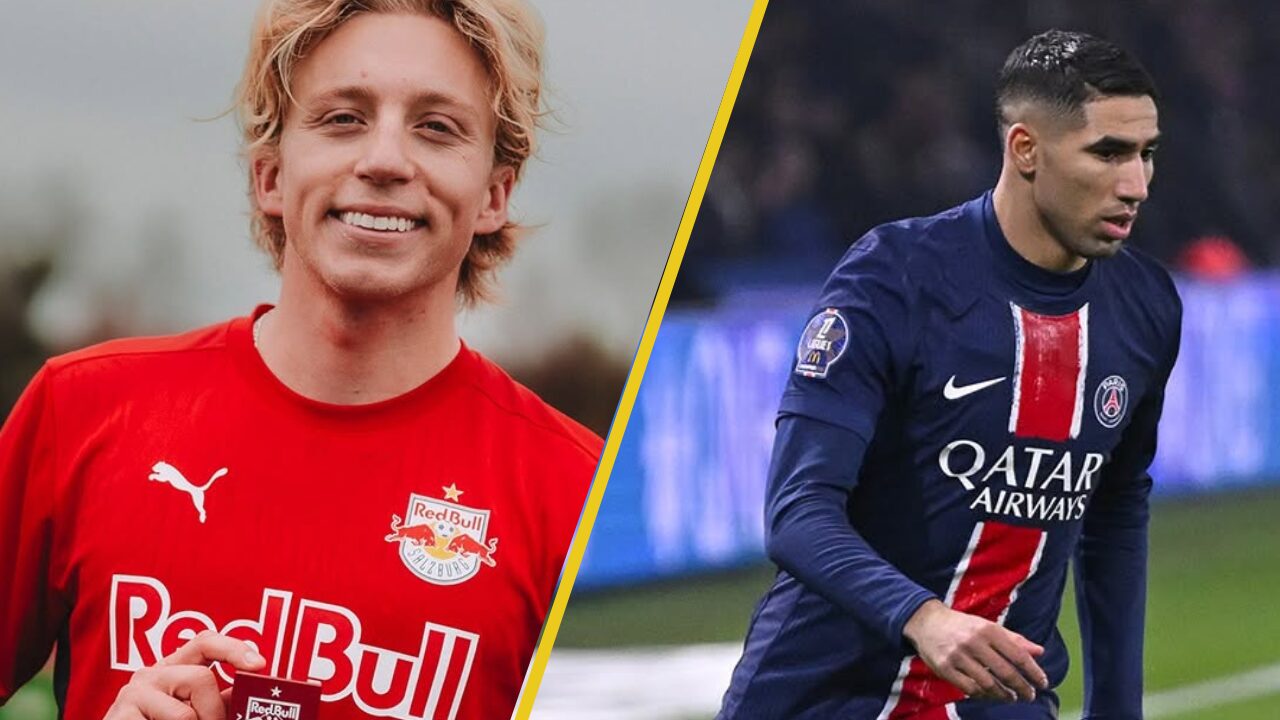 Salzburg e PSG se enfrentam pela Champions League. Fonte: @fcredbullsalzburg e @psg