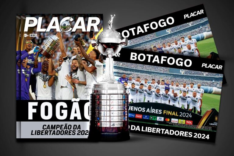 PLACAR lança pôster do Botafogo, campeão da Libertadores 2024