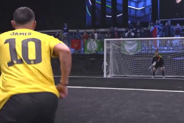 James Rodríguez perde pênalti na Kings League, mas Colômbia avança à semifinal