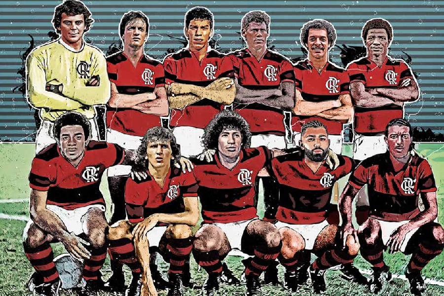 O time eleito do Flamengo na eleição Time dos Sonhos de 2025 - Gustavo Bacan/PLACAR