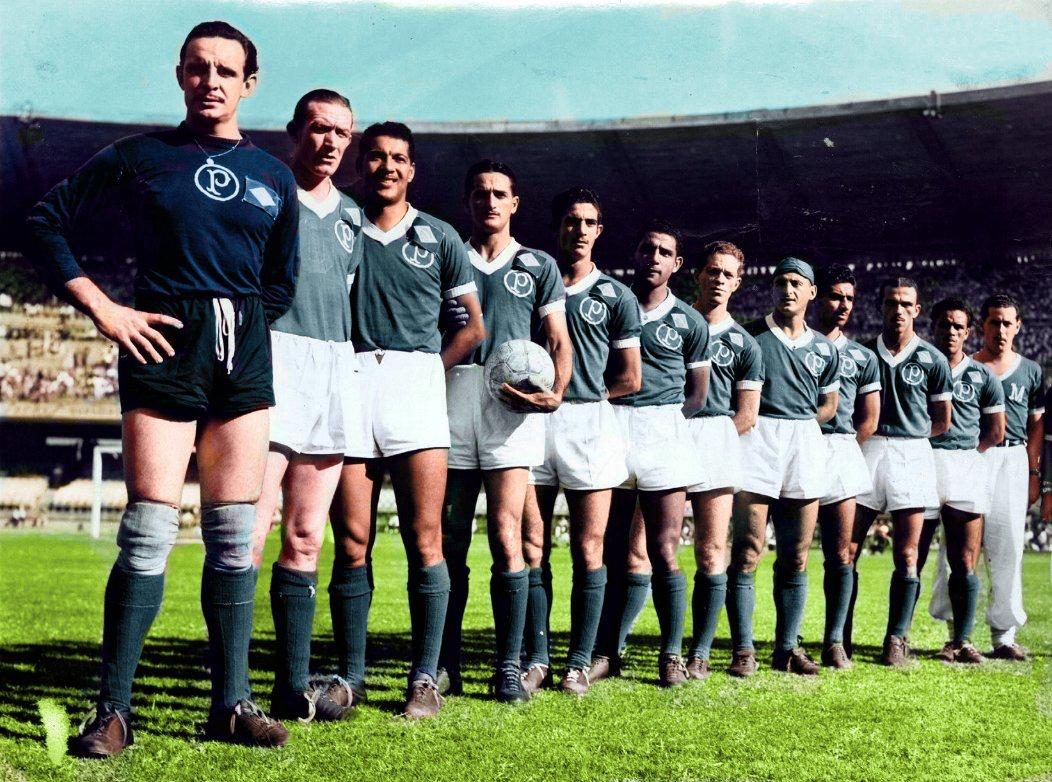 Time do Verdão que conquistou a Copa Rio de 1951 no Maracanã - Palmeiras/Divulgação