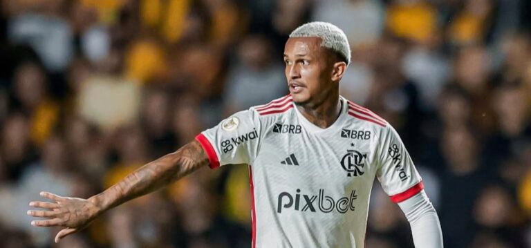 Milan entra na corrida por Wesley, lateral do Flamengo
