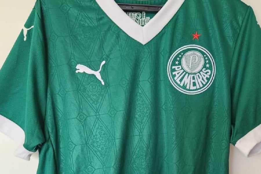 Nova camisa do Palmeiras para 2025 vaza nas redes sociais