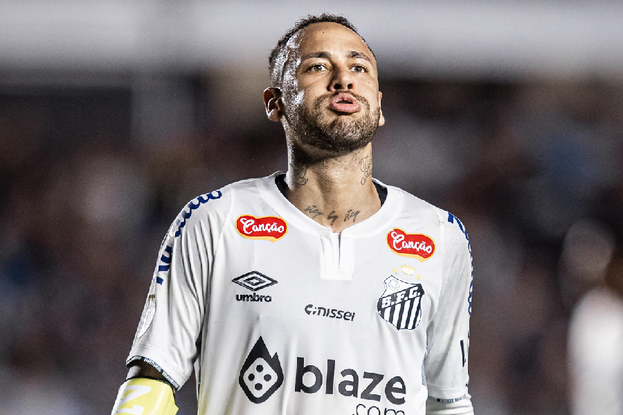 Neymar atuou por 52 minutos na reestreia pelo Santos - Raul Baretta/Santos FC