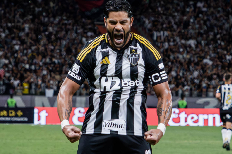 Hulk, destaque do Galo - Pedro Souza / Atlético