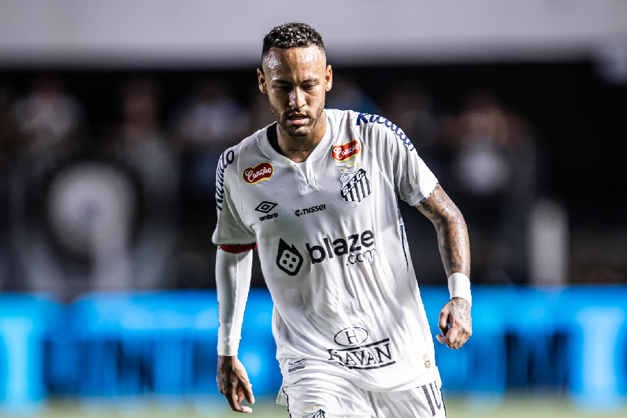 Neymar fez sua quinta partida desde o retorno ao Peixe - Raul Baretta/Santos FC