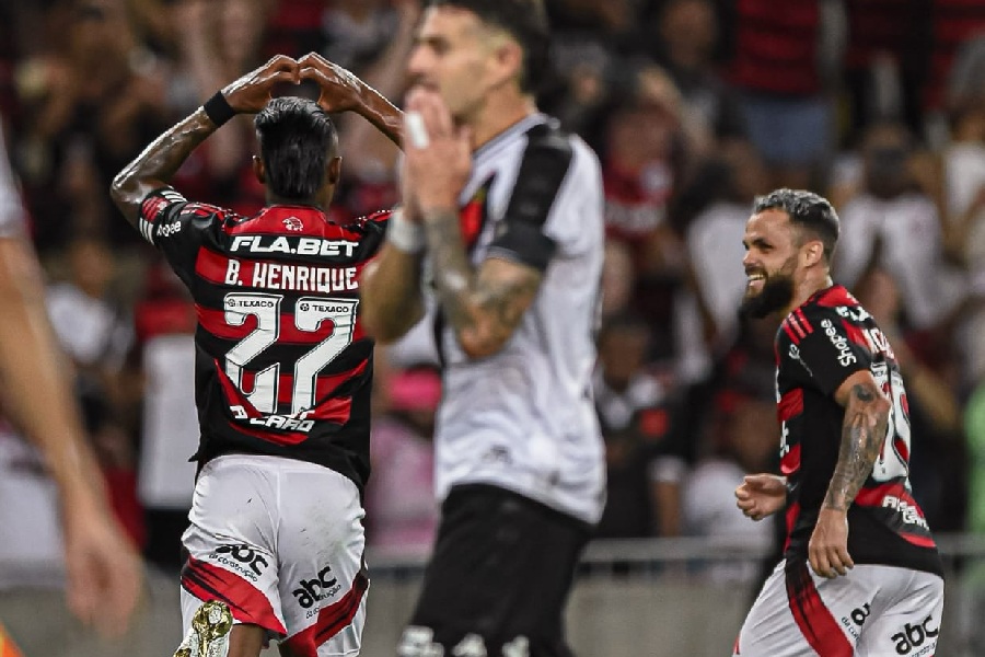 Bruno Henrique marcou o gol do Flamengo no clássico - Gilvan de Souza/Flamengo