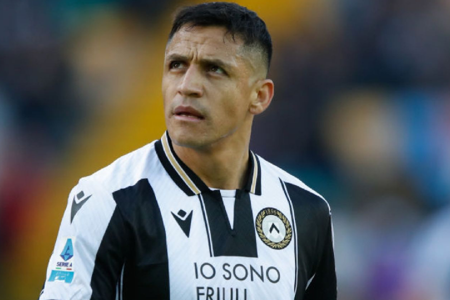 Alexis Sánchez jogador da Udinese. Foto: Getty Images