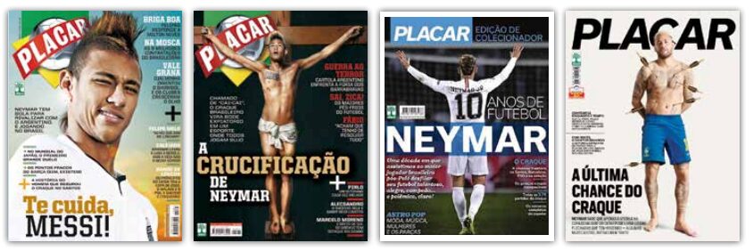 Capas com Neymar