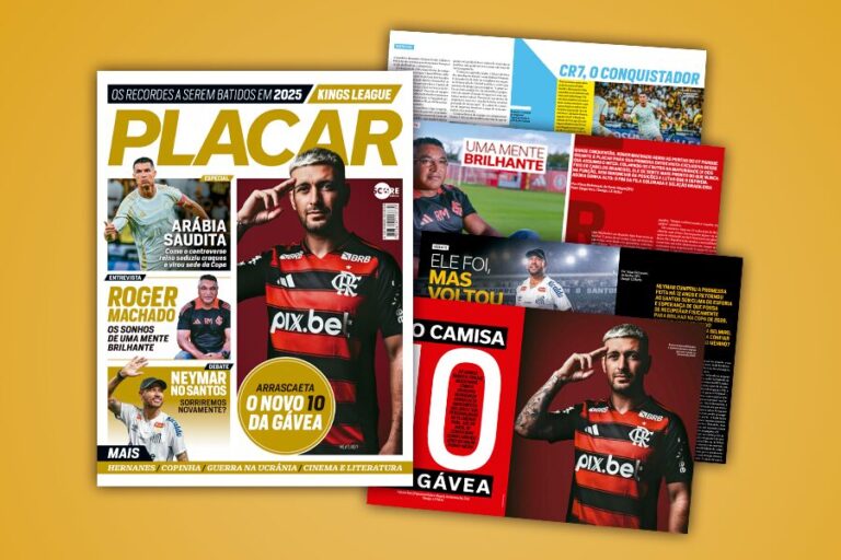 Arrascaeta, Roger e Neymar são destaques da PLACAR de fevereiro