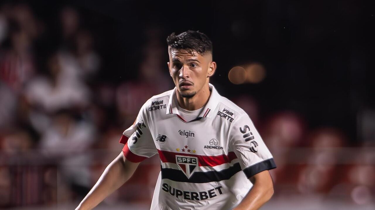 Pablo Maia atuando pelo São Paulo - Fonte: @pablo_maia02