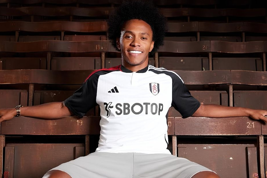 Willian jogador do Fulham. Foto: Divulgação/Fulham