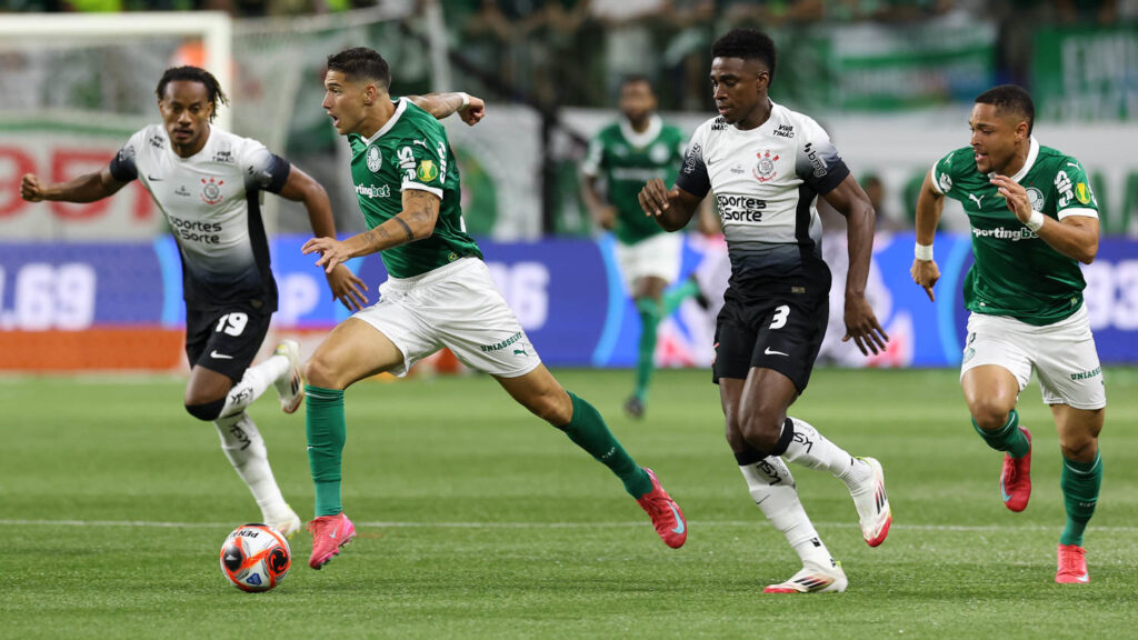 Palmeiras e Corinthians na final do Paulistão 2025 - Cesar Greco/Palmeiras